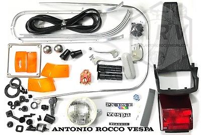 KIT RESTAURO COMPLETO 26pz ACCESSORI RICAMBI PIAGGIO VESPA 50 SPECIAL 3-4  MARCE - Dal Bello Moto